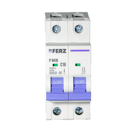 FMB-C 6kA 2P 16 х-ка C Автоматический выключатель